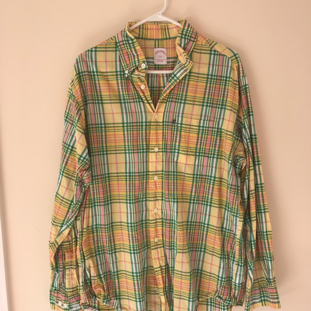Brooks Brothers Plaid button down